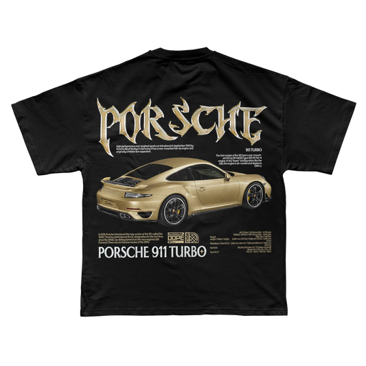 Porsche 911 Turbo Premium Tasarım T-shirt