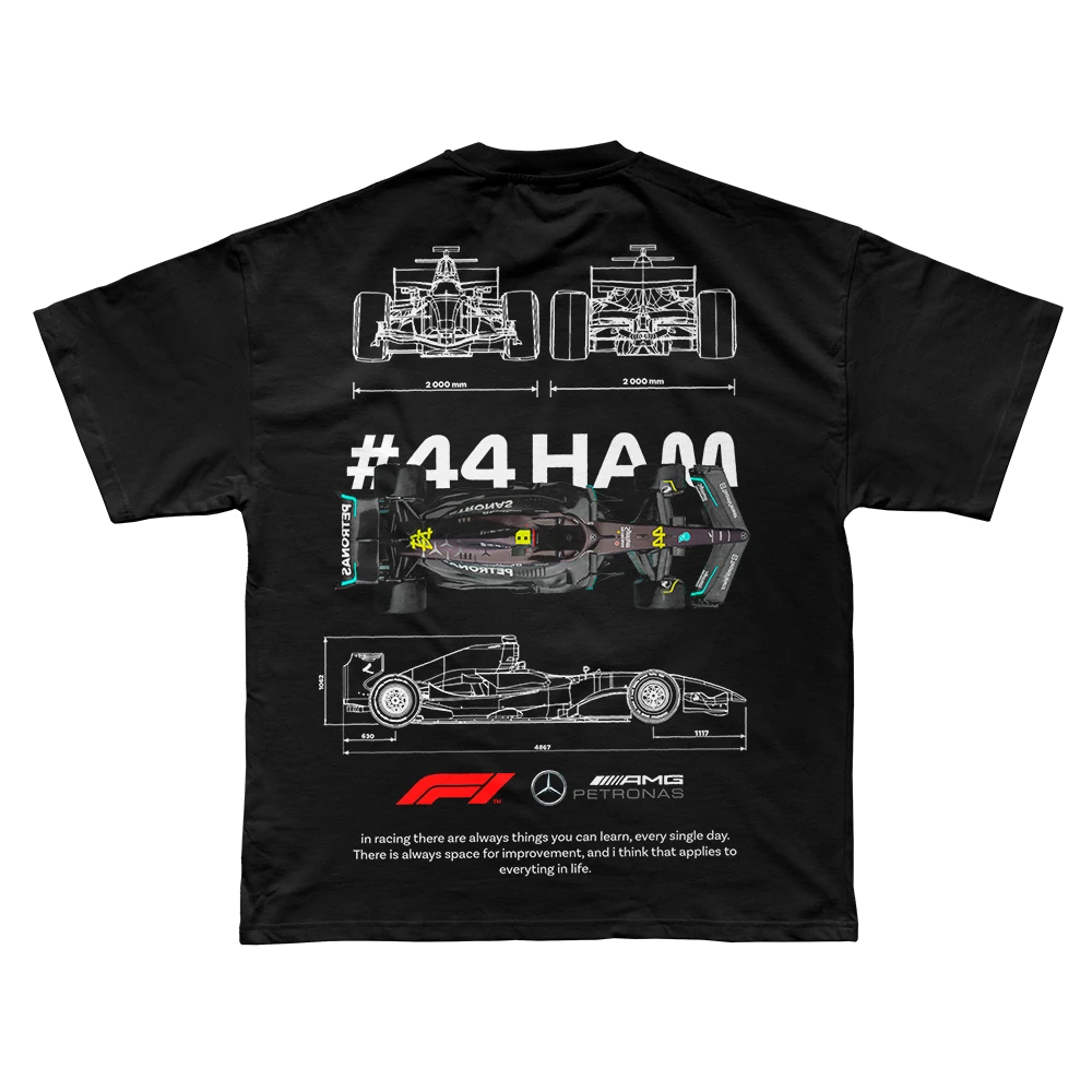 Lewis Hamilton #44 Mercedes F1 T-shirt