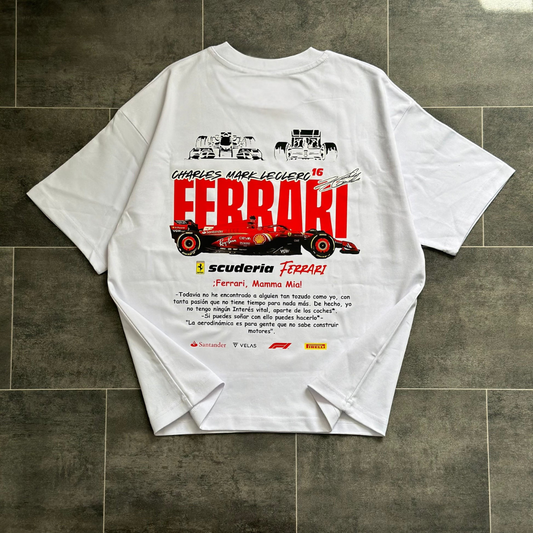 Charles Lecrec Ferrari F1 T-shirt